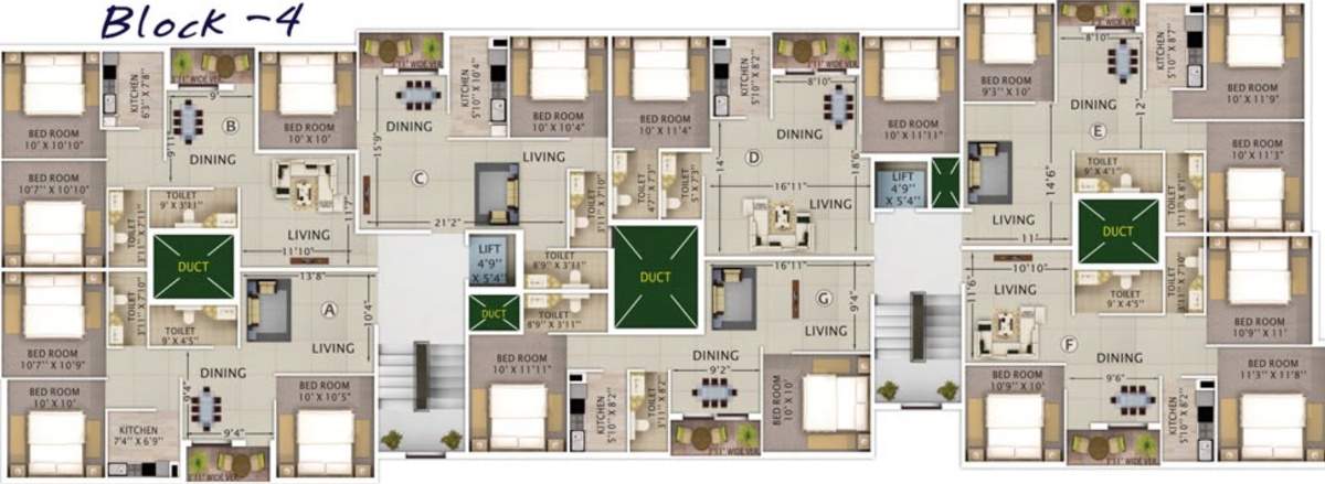  lake bliss Images for Cluster Plan of Rajwada Lake Bliss