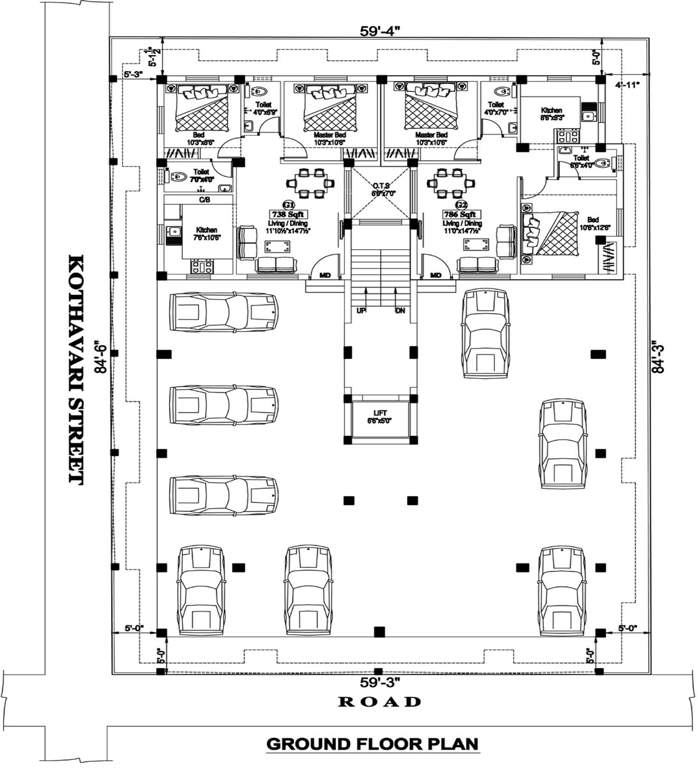 Images for Cluster Plan of Jaya Arcade
