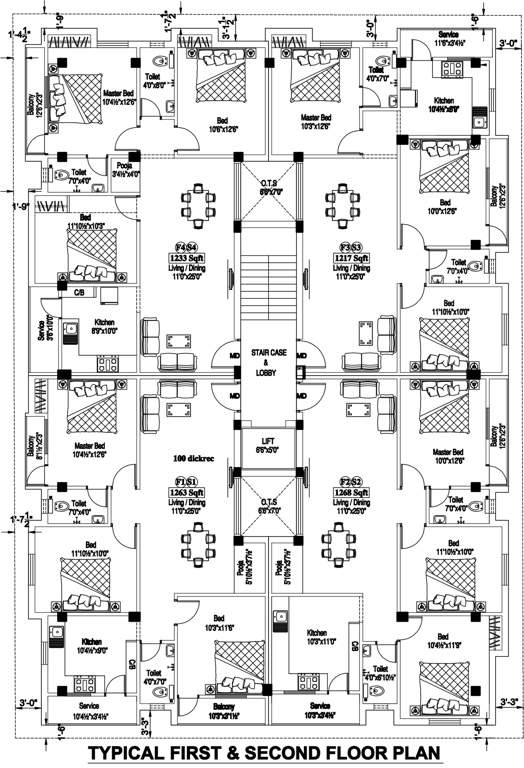 Images for Cluster Plan of Jaya Arcade