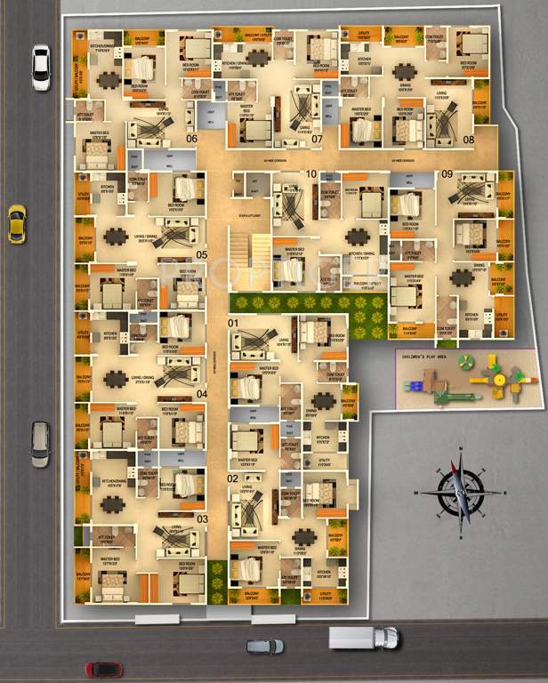  santhrupthi nest Images for Cluster Plan of DS Santhrupthi Nest