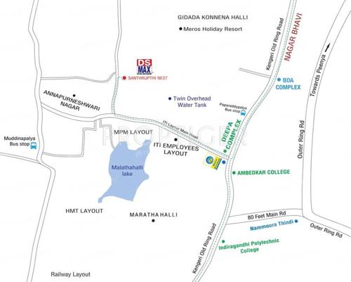  santhrupthi-nest Images for Location Plan of DS Santhrupthi Nest