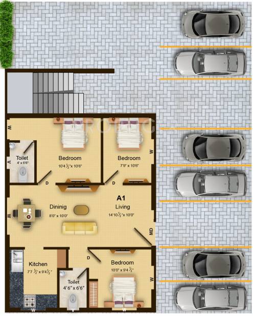 Images for Cluster Plan of Shivani Krish Luxuria