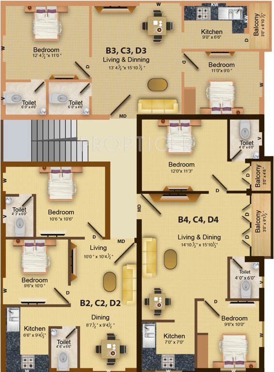 Images for Cluster Plan of Shivani Krish Luxuria