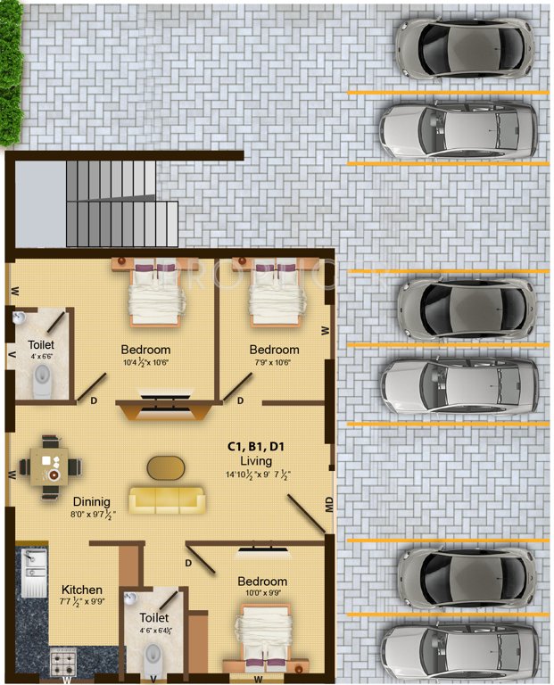 Images for Cluster Plan of Shivani Krish Luxuria