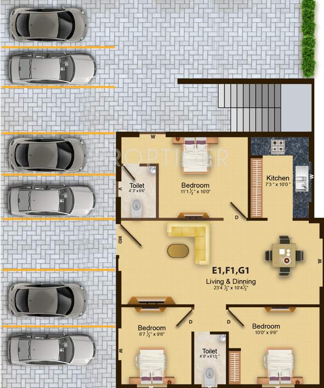 Images for Cluster Plan of Shivani Krish Luxuria
