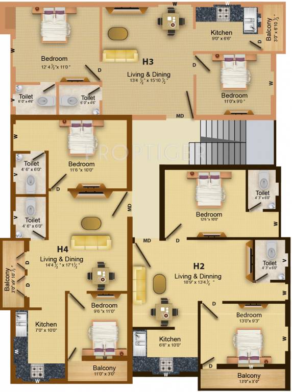 Images for Cluster Plan of Shivani Krish Luxuria
