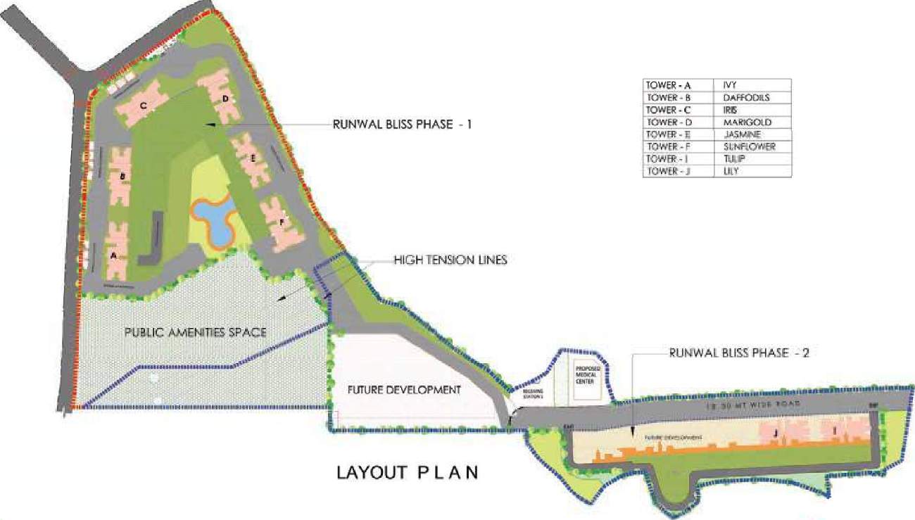  bliss Images for Layout Plan of Runwal Bliss