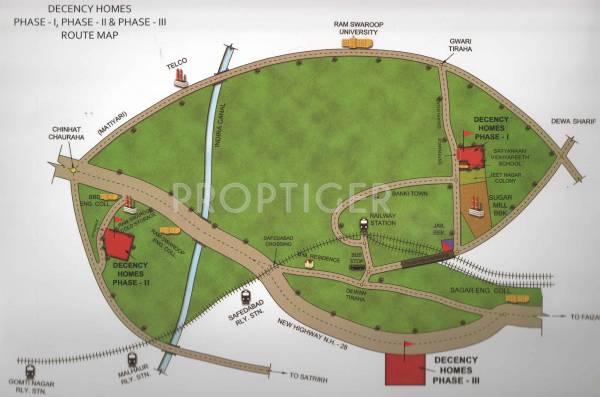 decency-infrapromoters-&-marketing-pvt-ltd homes-phase-2 Location Plan