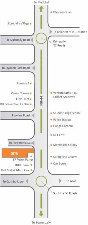  pride Images for Location Plan of Beema Developers Pvt Ltd Pride