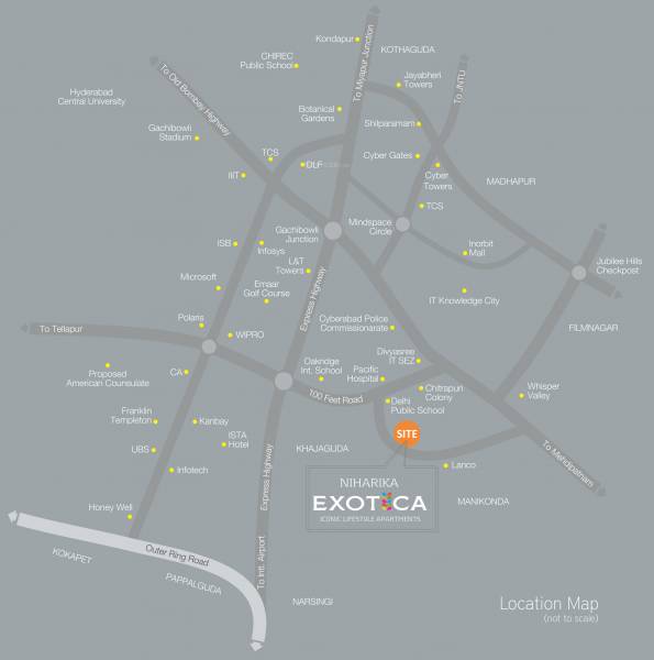  exotica Location Plan