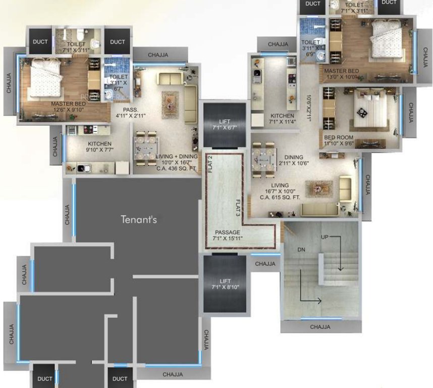 Images for Cluster Plan of Triveni New Anamika Triveni Fortune