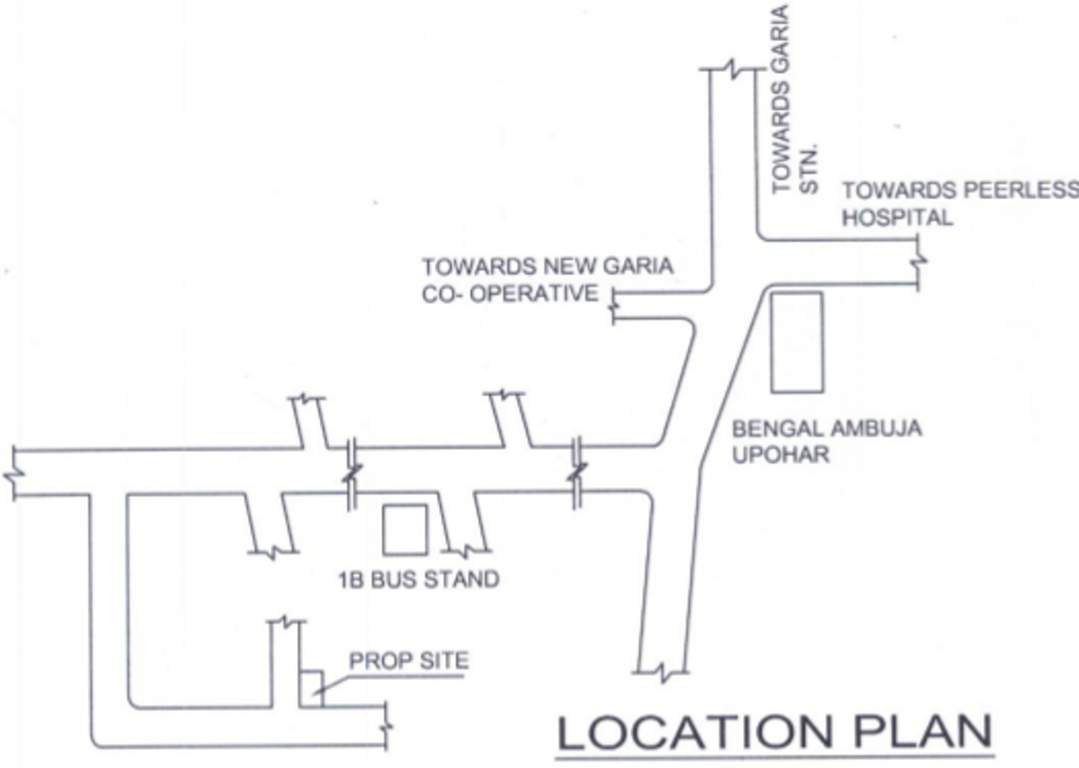  jeet galaxy Images for Location Plan of Biswas Jeet Galaxy