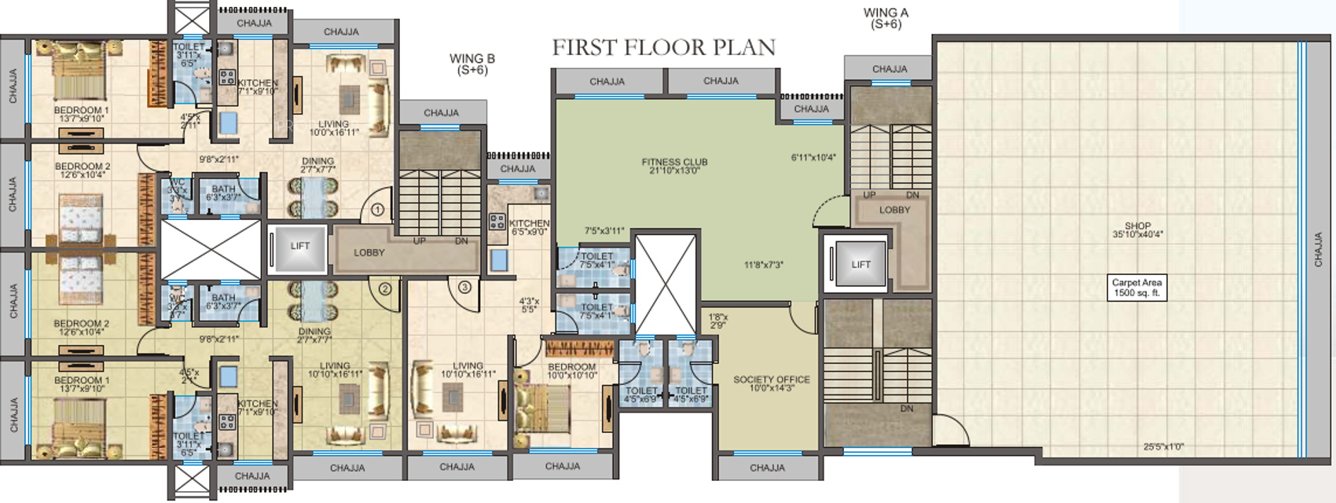 Images for Cluster Plan of Triveni Square