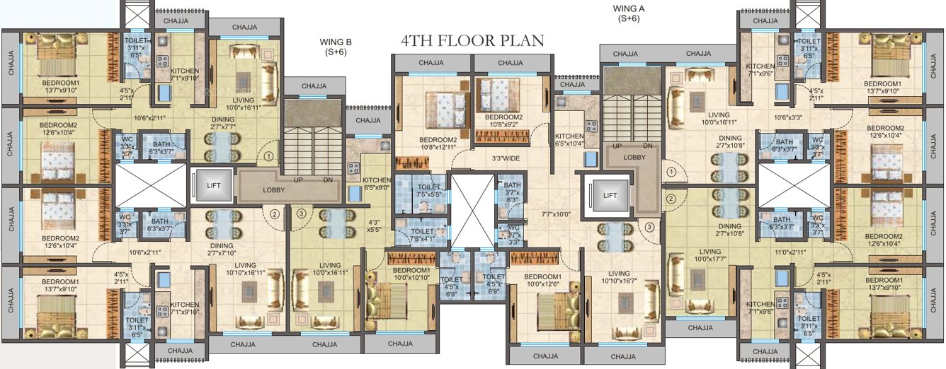 Images for Cluster Plan of Triveni Square