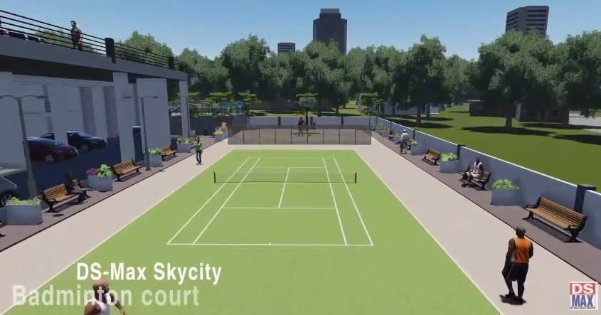  skycity Badminton Court