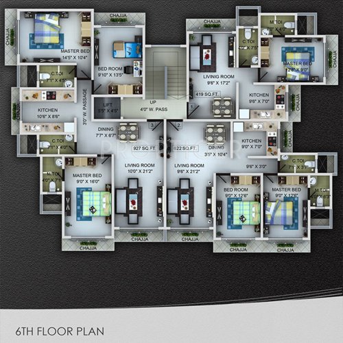 Images for Cluster Plan of Triveni Donum Maria