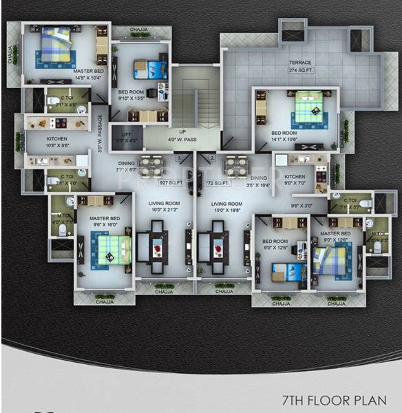 Images for Cluster Plan of Triveni Donum Maria