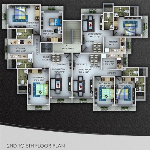 Images for Cluster Plan of Triveni Donum Maria