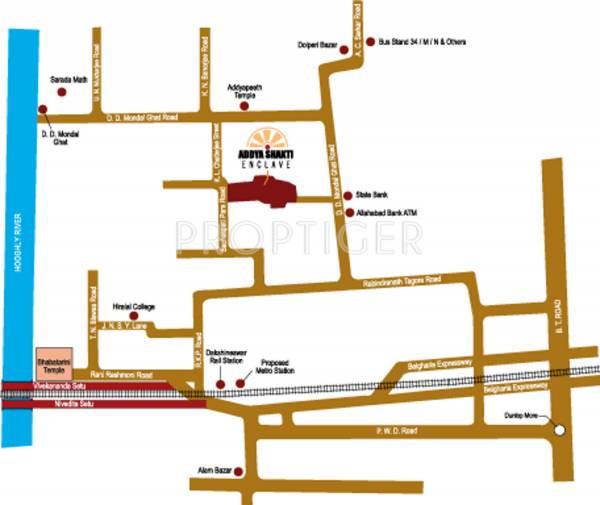Images for Location Plan of Northland Addya Shakti Enclave
