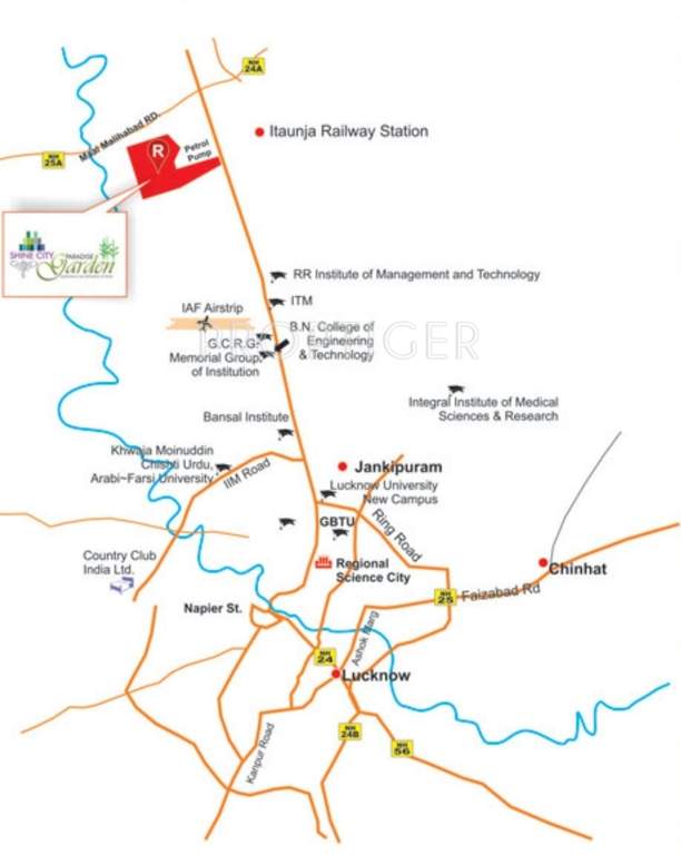 Images for Location Plan of Shine Paradise Garden