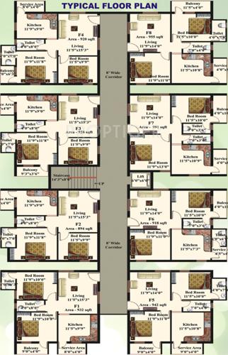Images for Cluster Plan of Vivegam Aishwaryam Flats Images for Cluster Plan of Vivegam Aishwaryam Flats