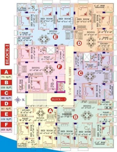 Images for Cluster Plan of B G Biswanath Abasan