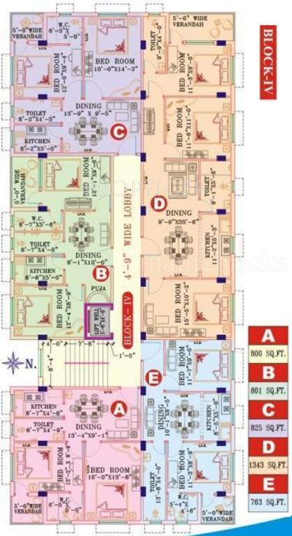 Images for Cluster Plan of B G Biswanath Abasan