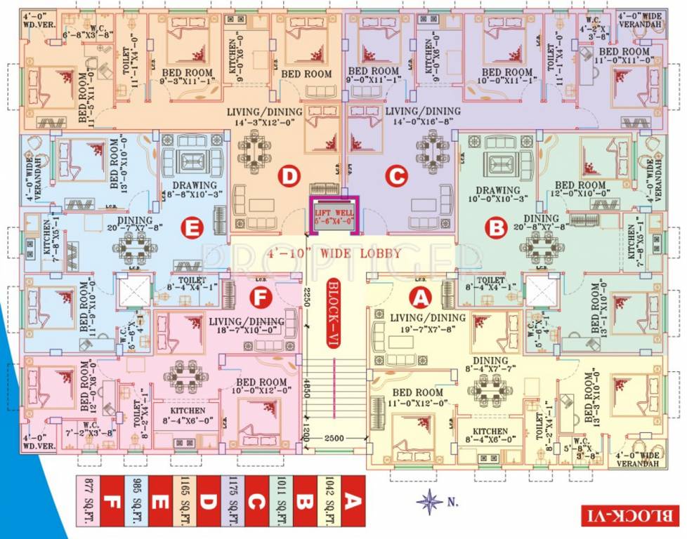 Images for Cluster Plan of B G Biswanath Abasan