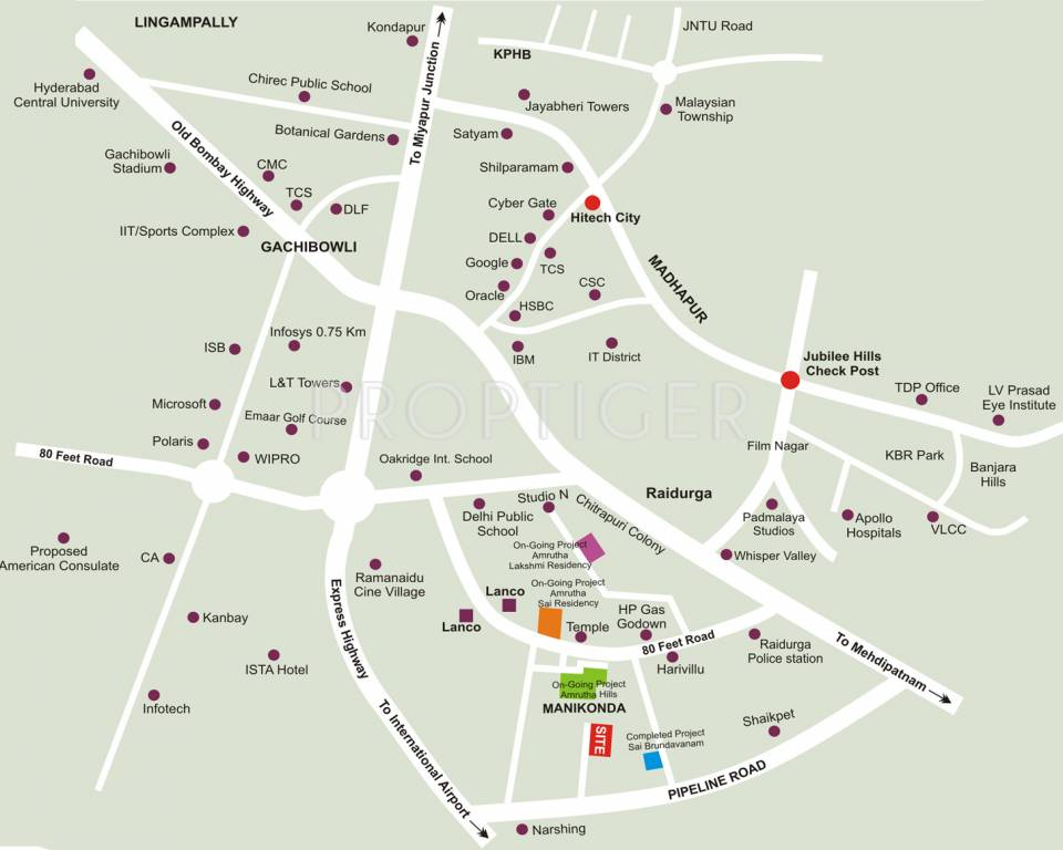 avenue Location Plan