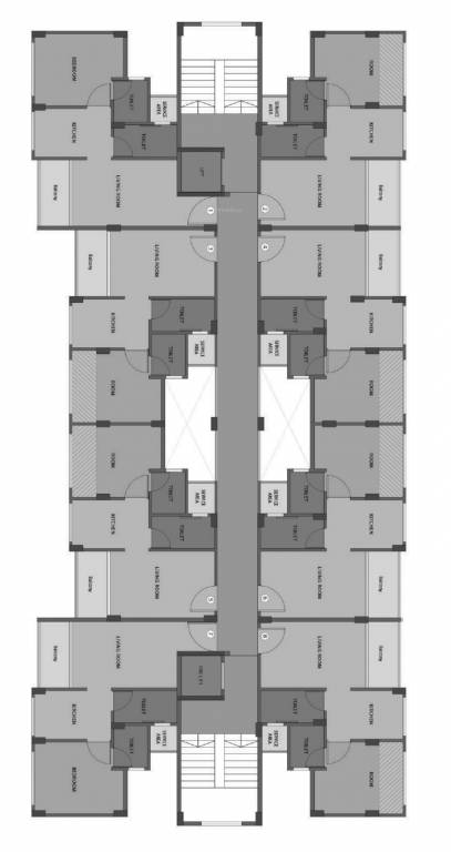gardens Grande A Cluster Plan For Typical Floor Plan