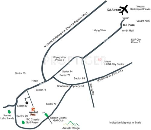  aadri Images for Location Plan of Supertech Neeladri Floors