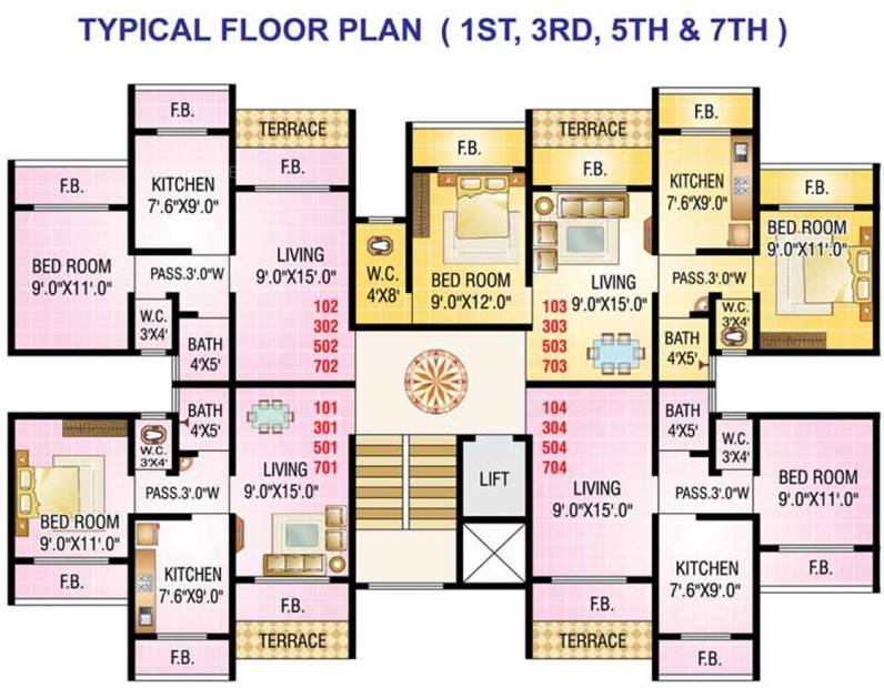 Images for Cluster Plan of Panchala Shree Krishna Residency