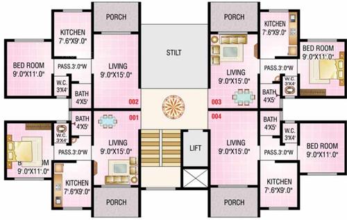 Images for Cluster Plan of Panchala Shree Krishna Residency