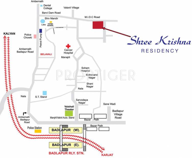 Images for Location Plan of Panchala Shree Krishna Residency