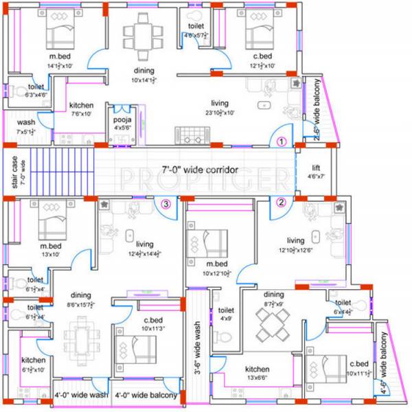 Images for Cluster Plan of SS Aditya Constructions Sree Krishna