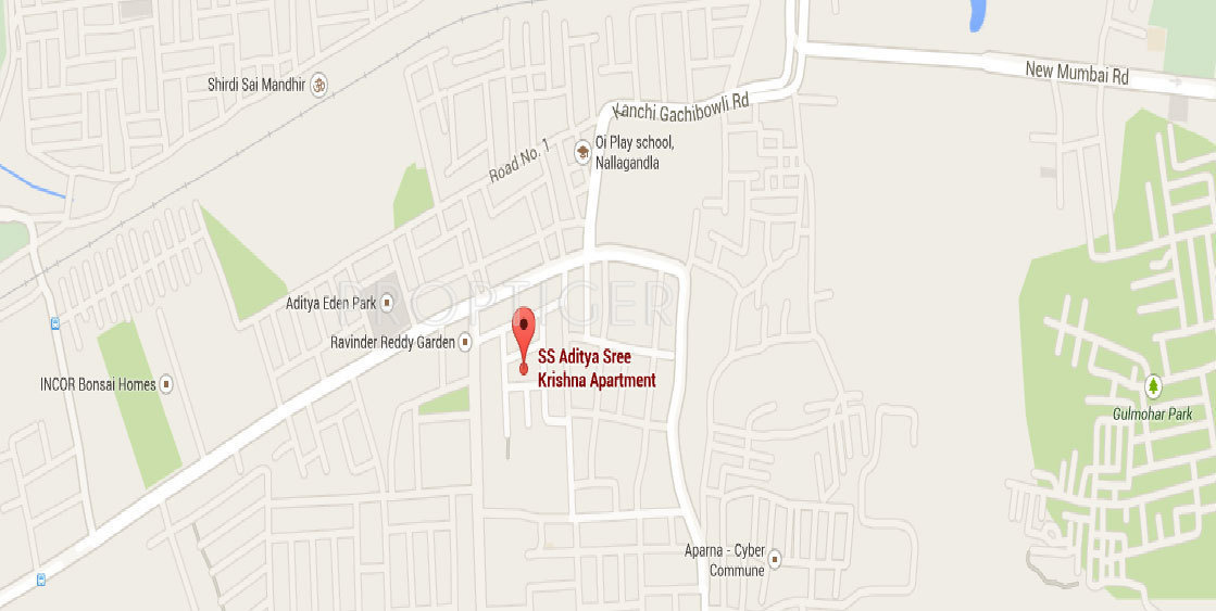 Images for Location Plan of SS Aditya Constructions Sree Krishna