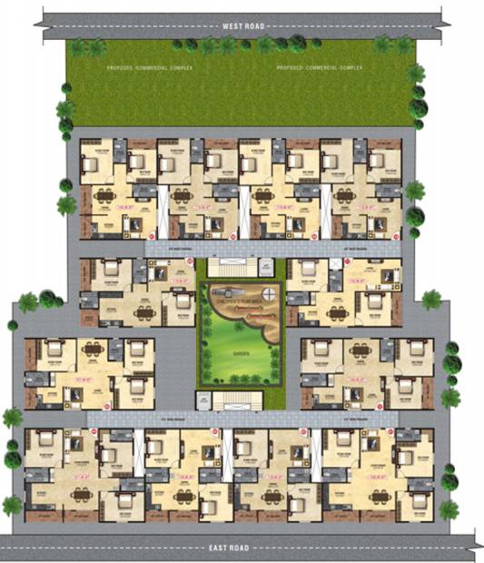 Images for Master Plan of Amrutha Avenue 2