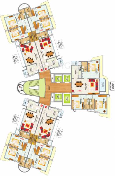 Images for Cluster Plan of Rizvi Cedar cedar Images for Cluster Plan of Rizvi Cedar
