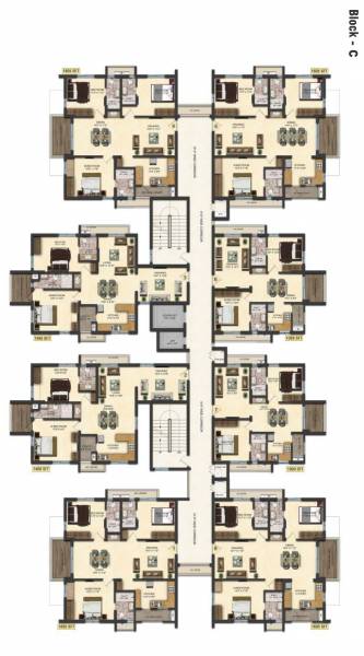 Tower C Cluster Plan wind-chimes Tower C Cluster Plan