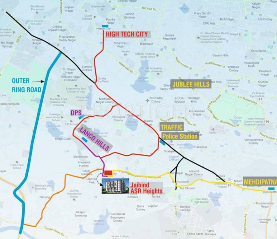 Images for Location Plan of ASR Jaihind ASR Heights