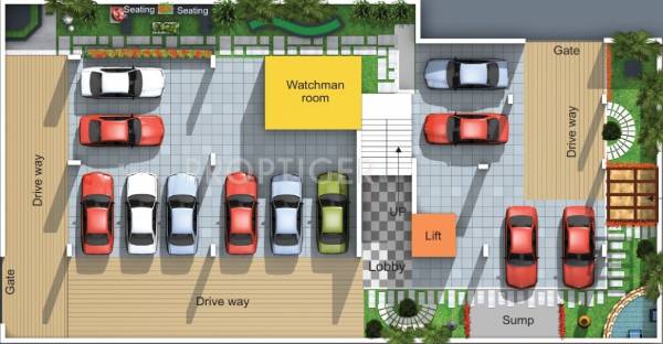 Images for Cluster Plan of Namitha Flora