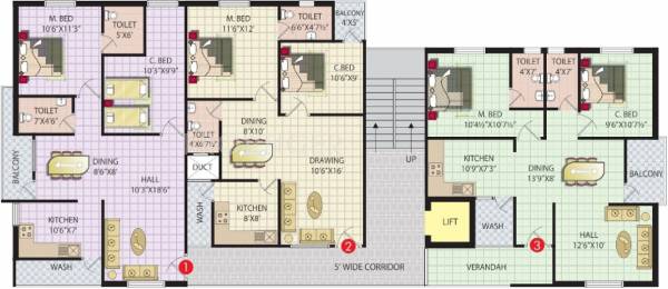 Images for Cluster Plan of Namitha Flora