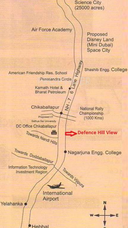 Images for Location Plan of Alisha Projects Defence Hill View