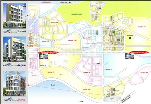  srushti Images for Location Plan of Sarang Srushti