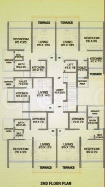 Aagam Cluster Plan for 2nd Floor aagam Aagam Cluster Plan for 2nd Floor