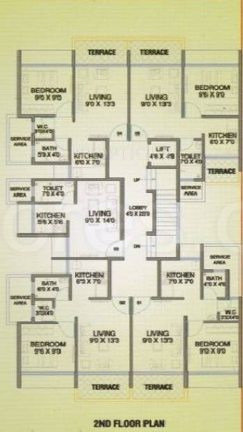  aagam  Aagam Cluster Plan for 2nd Floor