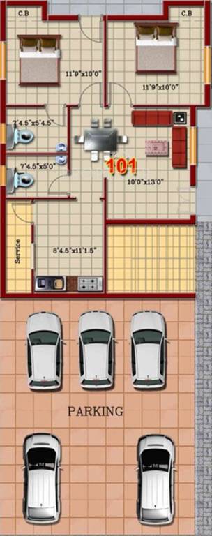 Images for Cluster Plan of Niki Homes Ruby