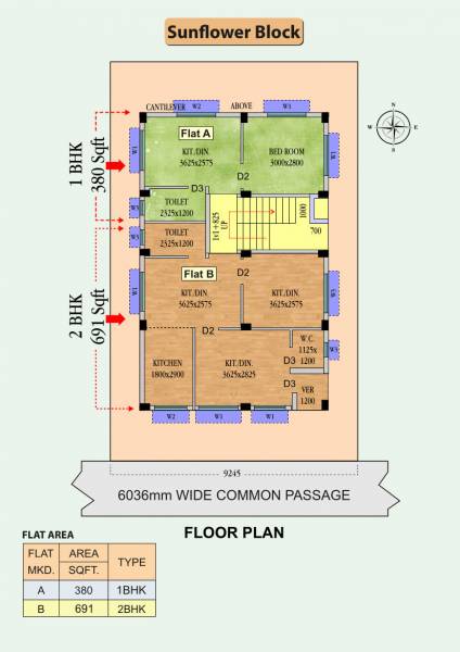  gardens Sunflower Cluster Plan