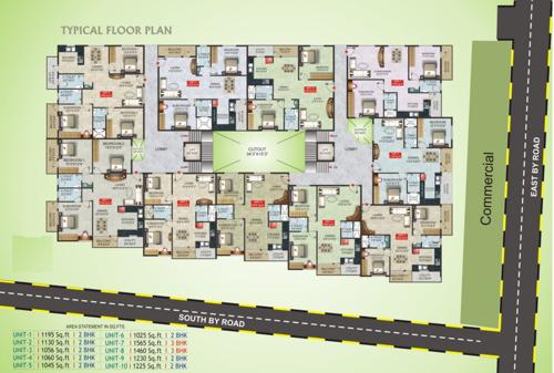 Images for Cluster Plan of Dharani Nakshatra