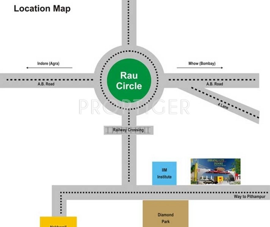 Images for Location Plan of Amrapali Modern City Villa